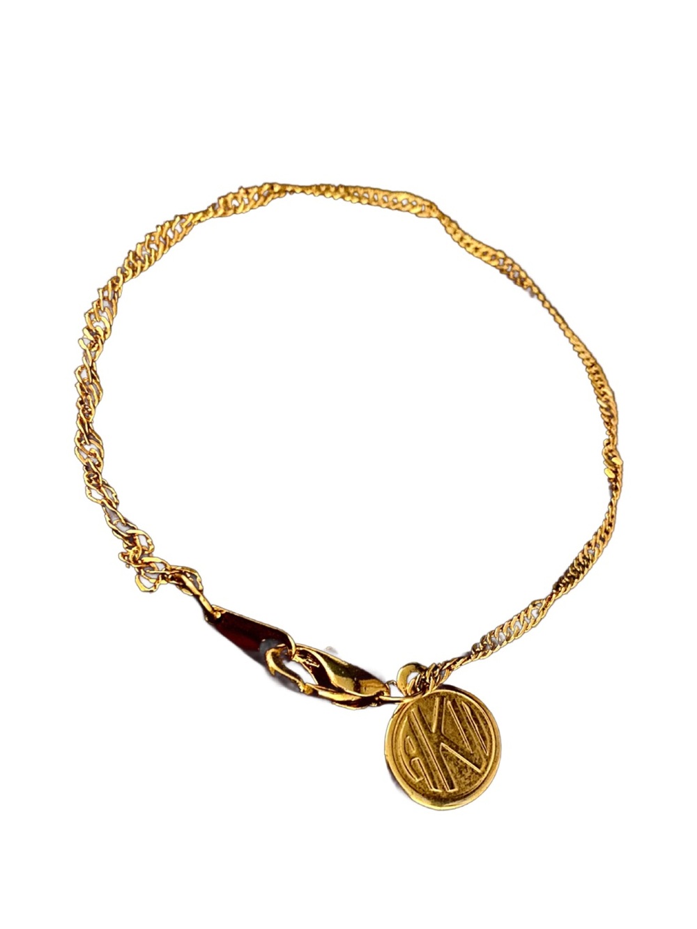 Anne Klein Gold-Tone Twisted Rope Chain Bracelet